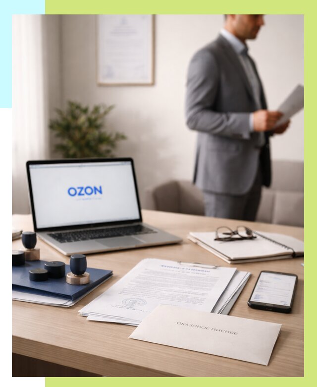 Отказное письмо для Ozon в Нововоронеже от 3542 р. | Сертэкс