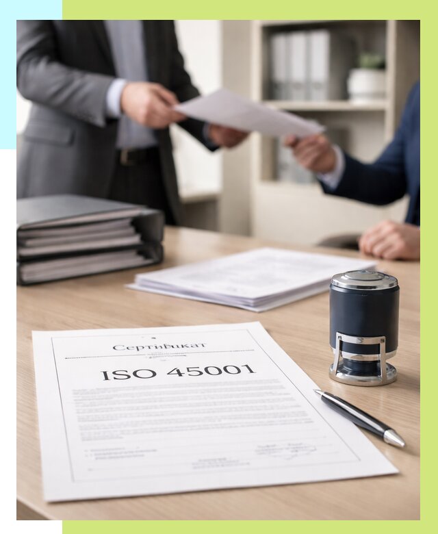 Сертификат ISO 45001 в Нововоронеже под ключ от 45540 р. | Сертэкс